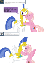 Size: 1042x1505 | Tagged: safe, artist:hakar-kerarmor, derpibooru import, oc, oc:monolith, ask four inept guardponies, heartwarming, kissing, royal guard