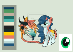 Size: 800x567 | Tagged: safe, artist:glitternaut, derpibooru import, oc, oc only, monster pony, original species, augmented tail, cow plant pony, solo