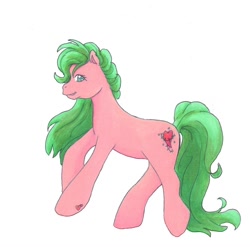 Size: 776x766 | Tagged: safe, artist:bunnygirl16, derpibooru import, oc, oc only, earth pony, pony, g1, solo