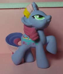 Size: 427x500 | Tagged: safe, artist:sanadaookmai, derpibooru import, g1, custom, g1 to g4, generation leap, irl, photo, rainbow curl pony, streaky, toy