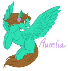 Size: 1346x1401 | Tagged: safe, artist:toastiepony, derpibooru import, oc, oc only, oc:aurelia, pegasus, pony, female, flying, mare, solo