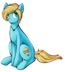 Size: 600x666 | Tagged: safe, artist:deyogee, artist:modof10th, derpibooru import, achievement hunter, gavin free, ponified, rooster teeth, rule 63, solo