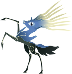 Size: 5343x5500 | Tagged: safe, artist:theshadowstone, derpibooru import, absurd resolution, pokémon, pokémon x and y, ponified, solo, xerneas