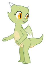 Size: 384x575 | Tagged: safe, artist:queencold, derpibooru import, oc, oc only, oc:jade, dragon, dragoness, simple background, solo, teenaged dragon, transparent background