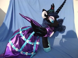 Size: 4000x3000 | Tagged: safe, artist:masha05, derpibooru import, nightmare moon, clothes, dress, irl, photo, plushie, toy