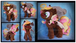 Size: 4507x2550 | Tagged: safe, artist:nazegoreng, derpibooru import, oc, oc only, pegasus, pony, glasses, hat, irl, photo, plushie, toy