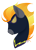 Size: 192x268 | Tagged: safe, artist:haventide, derpibooru import, oc, oc only, oc:blaze (shadowbolt), bust, shadowbolts, simple background, solo, transparent background