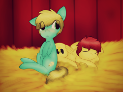 Size: 1024x768 | Tagged: safe, artist:ama-foxy, derpibooru import, achievement hunter, gavin free, michael jones, ponified, rooster teeth