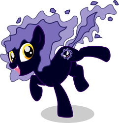 Size: 4573x4720 | Tagged: safe, artist:benybing, derpibooru import, absurd resolution, gastly, pokémon, ponified, solo