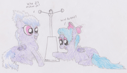 Size: 885x511 | Tagged: safe, artist:satan_mchitlercocks, derpibooru import, cloudchaser, flitter, fluffy pony, anemometer