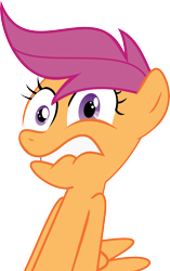 Size: 5259x8373 | Tagged: safe, artist:heavyecho, derpibooru import, scootaloo, pegasus, absurd resolution, female, filly, orange coat, purple mane, solo