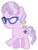 Size: 313x413 | Tagged: safe, artist:unoriginai, derpibooru import, oc, oc only, earth pony, pony, magical lesbian spawn, offspring, parent:diamond tiara, parent:silver spoon, parents:silvertiara, solo