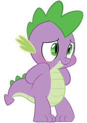 Size: 853x1207 | Tagged: safe, artist:acstlu, derpibooru import, spike, dragon, baby, baby dragon, blushing, cute, embarrassed, fangs, green eyes, male, scales, simple background, solo, spikabetes, transparent background, vector