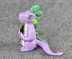 Size: 570x470 | Tagged: safe, artist:howmanydragons, derpibooru import, spike, irl, photo, sculpture, solo