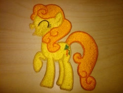 Size: 1024x768 | Tagged: safe, artist:ethepony, derpibooru import, carrot top, golden harvest, embroidery, patch