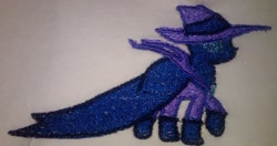 Size: 957x504 | Tagged: safe, artist:ethepony, derpibooru import, mare do well, the mysterious mare do well, embroidery