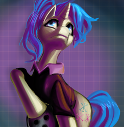 Size: 2040x2100 | Tagged: safe, artist:fauxsquared, derpibooru import, allie way, pony, unicorn, bowling ball, female, mare, solo