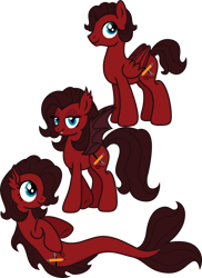 Size: 2125x2926 | Tagged: safe, artist:inkrose98, derpibooru import, oc, oc only, oc:ink rose, bat pony, merpony, pony, alternate universe, multiverse, race swap, rule 63, simple background, species swap, transparent background, vector