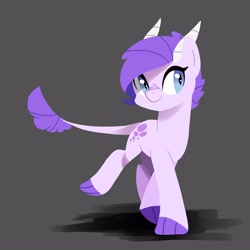 Size: 3000x3000 | Tagged: safe, artist:kianamai, derpibooru import, oc, oc only, oc:crystal clarity, dracony, hybrid, interspecies offspring, kilalaverse, next generation, offspring, parent:rarity, parent:spike, parents:sparity, simple background, solo