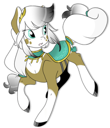 Size: 600x693 | Tagged: safe, artist:rannarbananar, derpibooru import, oc, oc only, oc:artemis, earth pony, pony, saddle, solo