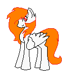 Size: 150x162 | Tagged: safe, artist:xgorillazgirlx, derpibooru import, oc, oc only, oc:nightflash, pegasus, pony, pixel art, solo