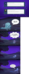 Size: 1280x3165 | Tagged: safe, artist:anima-dos, silver spoon, earth pony, pony, ask, ask baby discord, crying, female, filly, glasses, hose, solo, solo female, tumblr, water, wet, wet mane