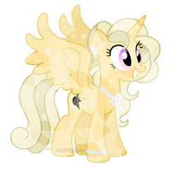 Size: 1092x1054 | Tagged: safe, artist:decprincess, derpibooru import, oc, oc only, oc:neo, alicorn, pony, alicorn oc, crystallized, solo