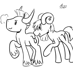 Size: 1200x1200 | Tagged: safe, artist:rwl, derpibooru import, bull, aries, gay, horn, male, ponyscopes, ram, taurus