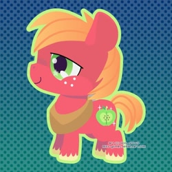 Size: 450x450 | Tagged: safe, artist:miss-glitter, derpibooru import, big macintosh, earth pony, pony, male, solo, stallion