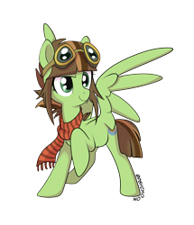 Size: 2365x2748 | Tagged: safe, artist:psychoon, derpibooru import, oc, oc only, oc:soulbreath, pegasus, pony, clothes, female, goggles, mare, scarf, solo
