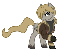 Size: 3000x2500 | Tagged: safe, artist:drako1997, derpibooru import, leon s. kennedy, ponified, resident evil, solo