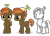 Size: 1600x1164 | Tagged: safe, artist:maydeedits, derpibooru import, button mash, earth pony, pony, blank flank, colt, foal, front, hat, hooves, looking at you, male, propeller hat, simple background, smiling, solo, transparent background