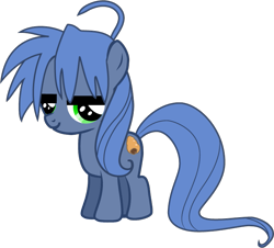 Size: 735x665 | Tagged: safe, artist:creshosk, derpibooru import, izumi konata, lucky star, ponified, solo