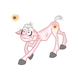 Size: 500x511 | Tagged: safe, artist:castorochiaro, derpibooru import, oc, oc only, oc:peach fuzz, earth pony, pony, solo