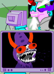 Size: 445x600 | Tagged: safe, derpibooru import, exploitable meme, gamzee makara, homestuck, honk, meme, nightmare face, obligatory pony, tiara ultima, tv meme