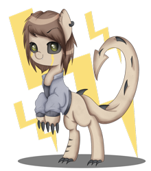 Size: 839x953 | Tagged: safe, artist:digitaldomain123, artist:pastelflakes, derpibooru import, oc, oc only, dracony, hybrid, commission, digital art, solo