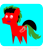 Size: 1567x1833 | Tagged: safe, artist:shikarispeeder, derpibooru import, oc, oc only, chili's, mascot, pointy ponies, solo