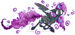 Size: 800x376 | Tagged: safe, artist:paleblank, derpibooru import, oc, oc only, original species, pegasus, augmented tail, candy, candytail, dull day, solo