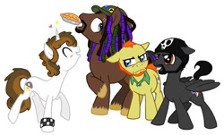 Size: 720x435 | Tagged: safe, derpibooru import, best friends zaibatsu, liam, matt, pat, ponified, rising superstar liam, two best friends play, woolie