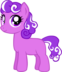 Size: 1941x2253 | Tagged: safe, artist:ludiculouspegasus, derpibooru import, screwball, blank flank, filly, headcanon, purple swirl, simple background, solo, transparent background, vector