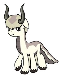 Size: 703x891 | Tagged: safe, artist:starcrystal272, derpibooru import, appa, avatar the last airbender, g4 style, ponified, sky bison, solo