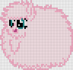 Size: 1009x967 | Tagged: safe, derpibooru import, oc, oc only, oc:fluffle puff, pattern, perler beads