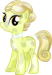 Size: 3216x4684 | Tagged: safe, artist:vector-brony, derpibooru import, crystal pony, pony, golden glitter, looking at you, simple background, solo, transparent background, vector