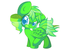 Size: 2500x2000 | Tagged: safe, artist:starlightlore, derpibooru import, oc, oc only, oc:pear bloom, alicorn, pony, alicorn oc, blank flank, filly, simple background, solo, transparent background