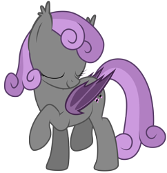 Size: 4568x4715 | Tagged: safe, artist:zee66, derpibooru import, oc, oc only, oc:amber, bat pony, pony, absurd resolution, simple background, solo, transparent background, vector