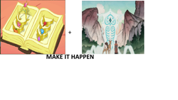 Size: 1280x720 | Tagged: safe, derpibooru import, elements of harmony, exploitable meme, make it happen, meme, raava, the legend of korra