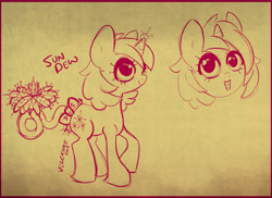 Size: 1313x954 | Tagged: safe, artist:velexane, derpibooru import, oc, oc only, plant pony, augmented tail, sun dew