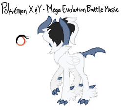 Size: 335x301 | Tagged: safe, artist:poisonlicious, derpibooru import, edit, absol, adoptable, mega absol, mega evolution, pokémon x and y, ponified, solo