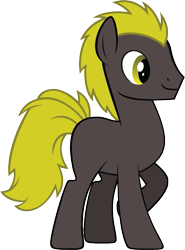 Size: 515x696 | Tagged: safe, artist:ebontopaz, derpibooru import, oc, oc only, oc:ebon topaz, earth pony, pony, solo