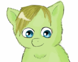 Size: 731x579 | Tagged: safe, artist:waggytail, derpibooru import, fluffy pony, fluffsona, fluffy pony original art, solo